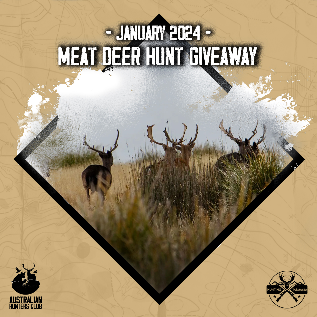 January 2024 Hunting Experience Giveaway Australian Hunters Club   Hunt Giveaway Template 